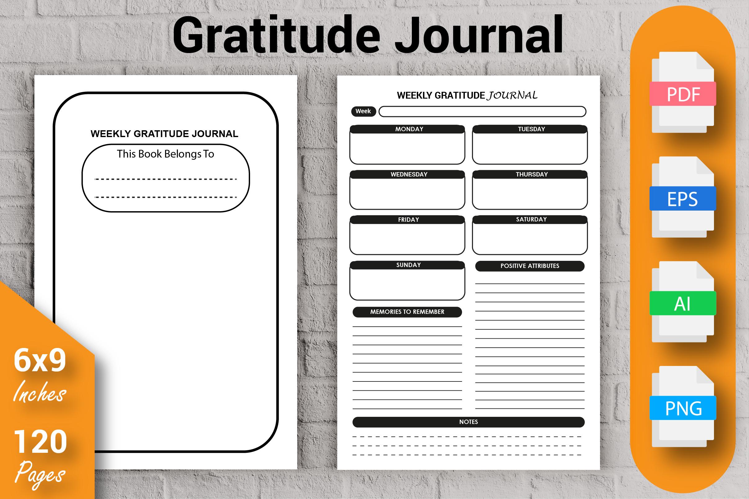 Gratitude Journal - Interior