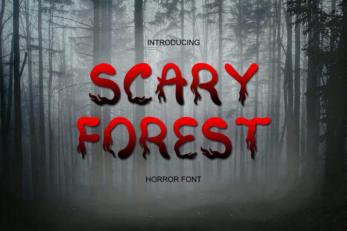 Scary Forest Font