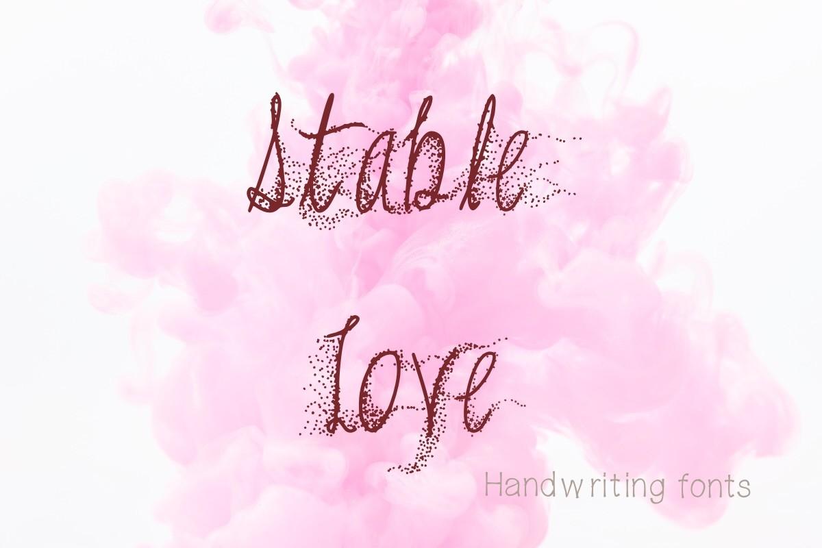 Stable Love Font