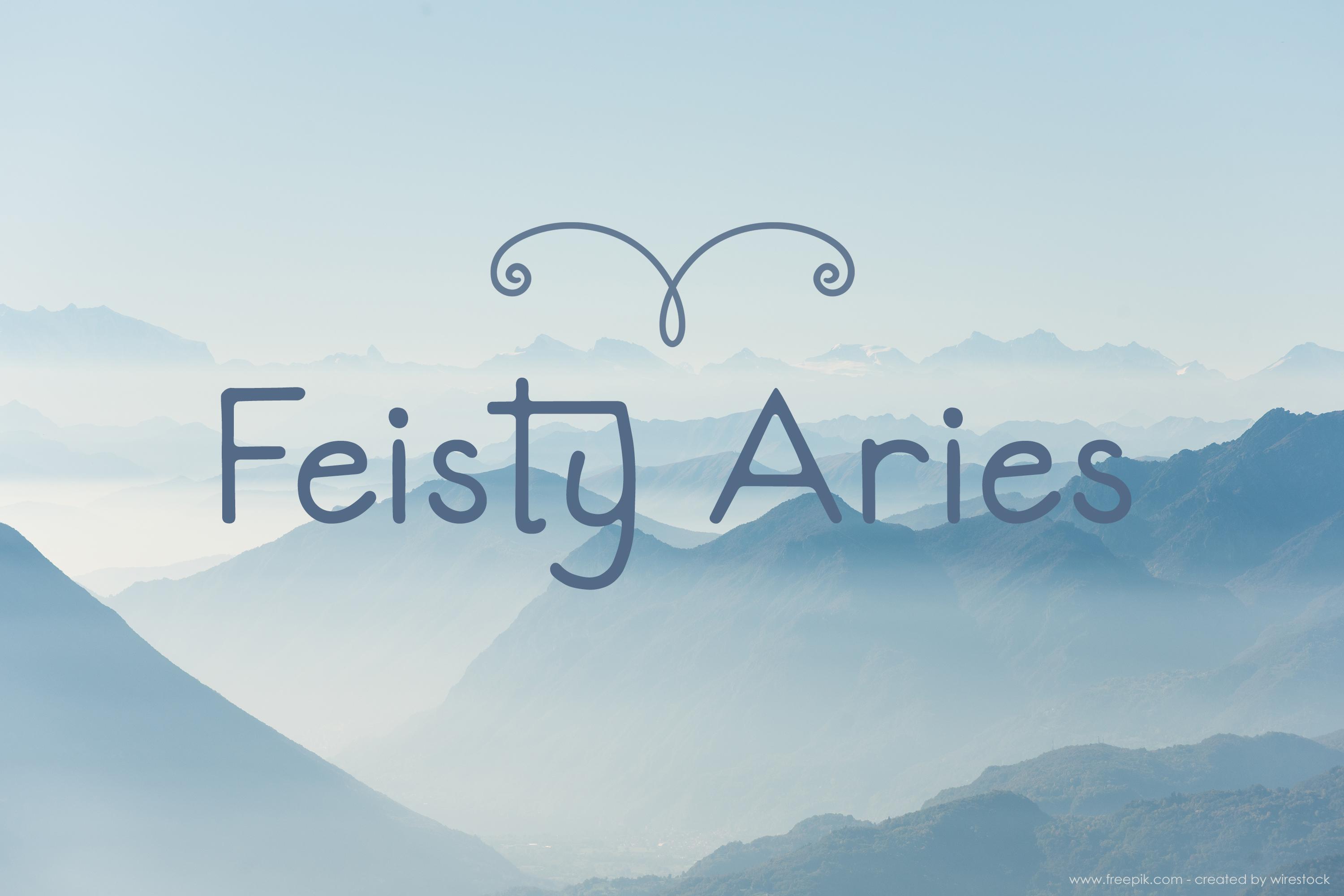 Feisty Aries Font