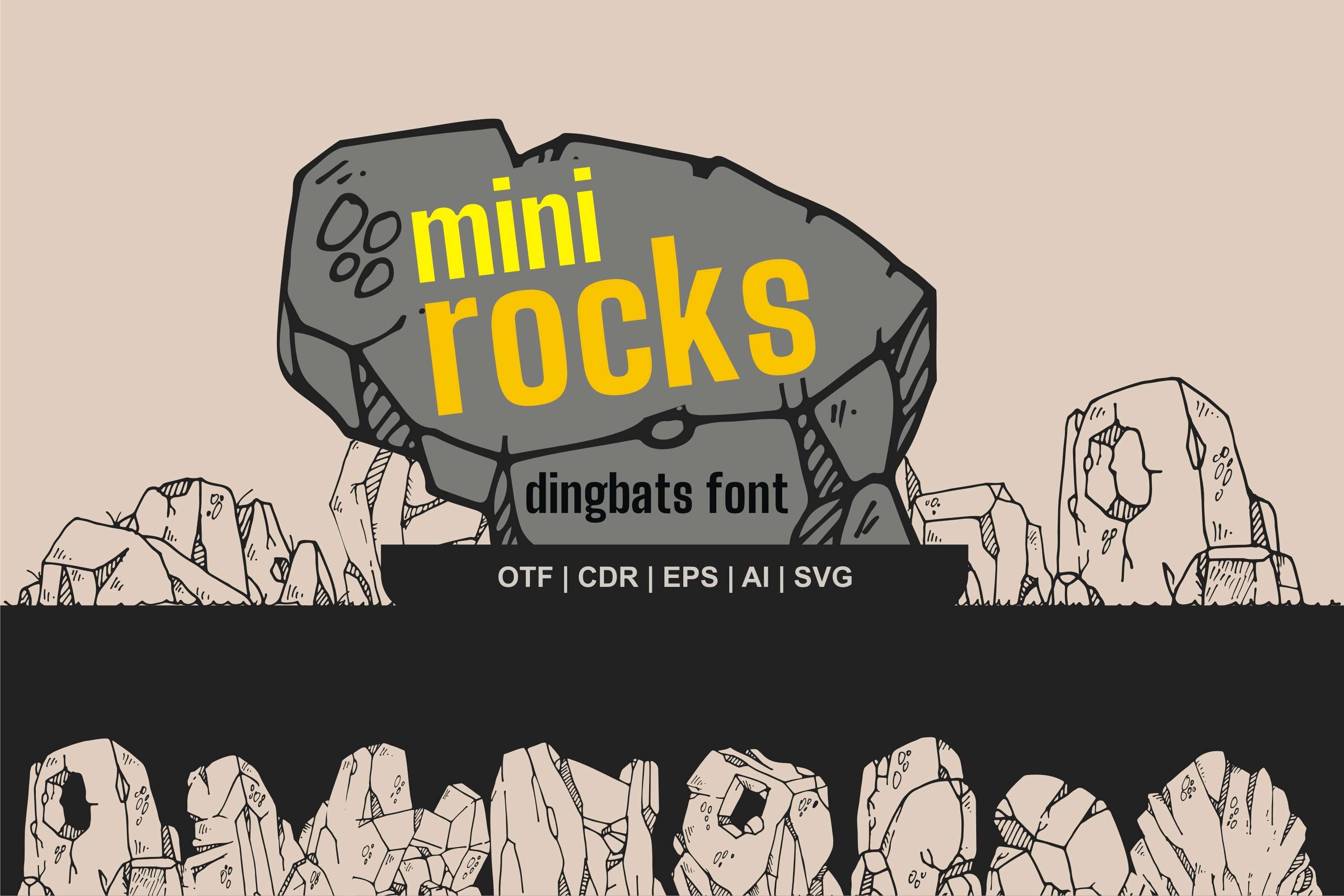 Mini Rocks Font