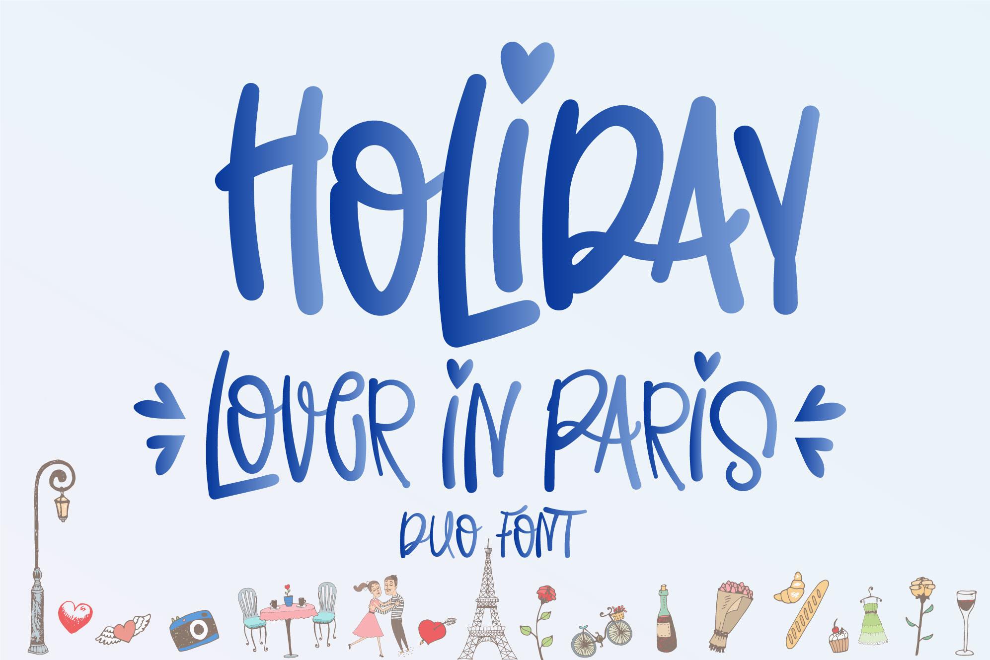 Holiday Lover in Paris Font