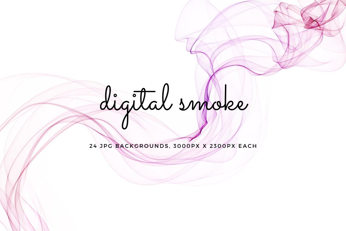 Digital Smoke - 24 JPG Backgrounds Set