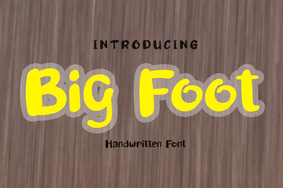 Big Foot Font