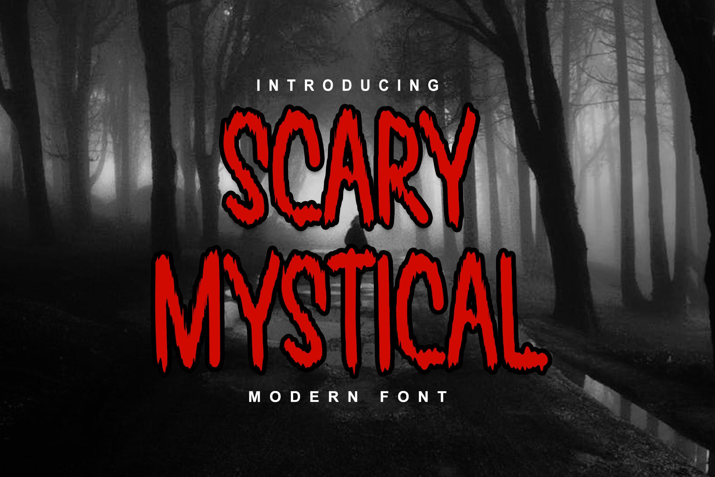Scary Mystical Font
