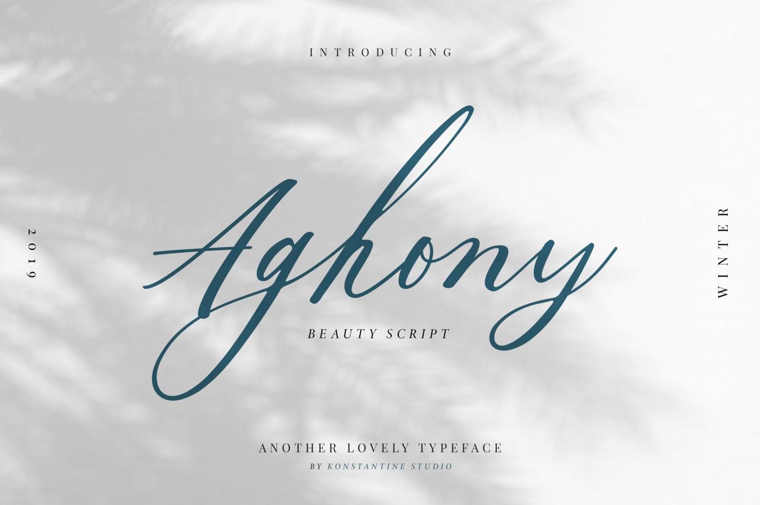 Aghony Font