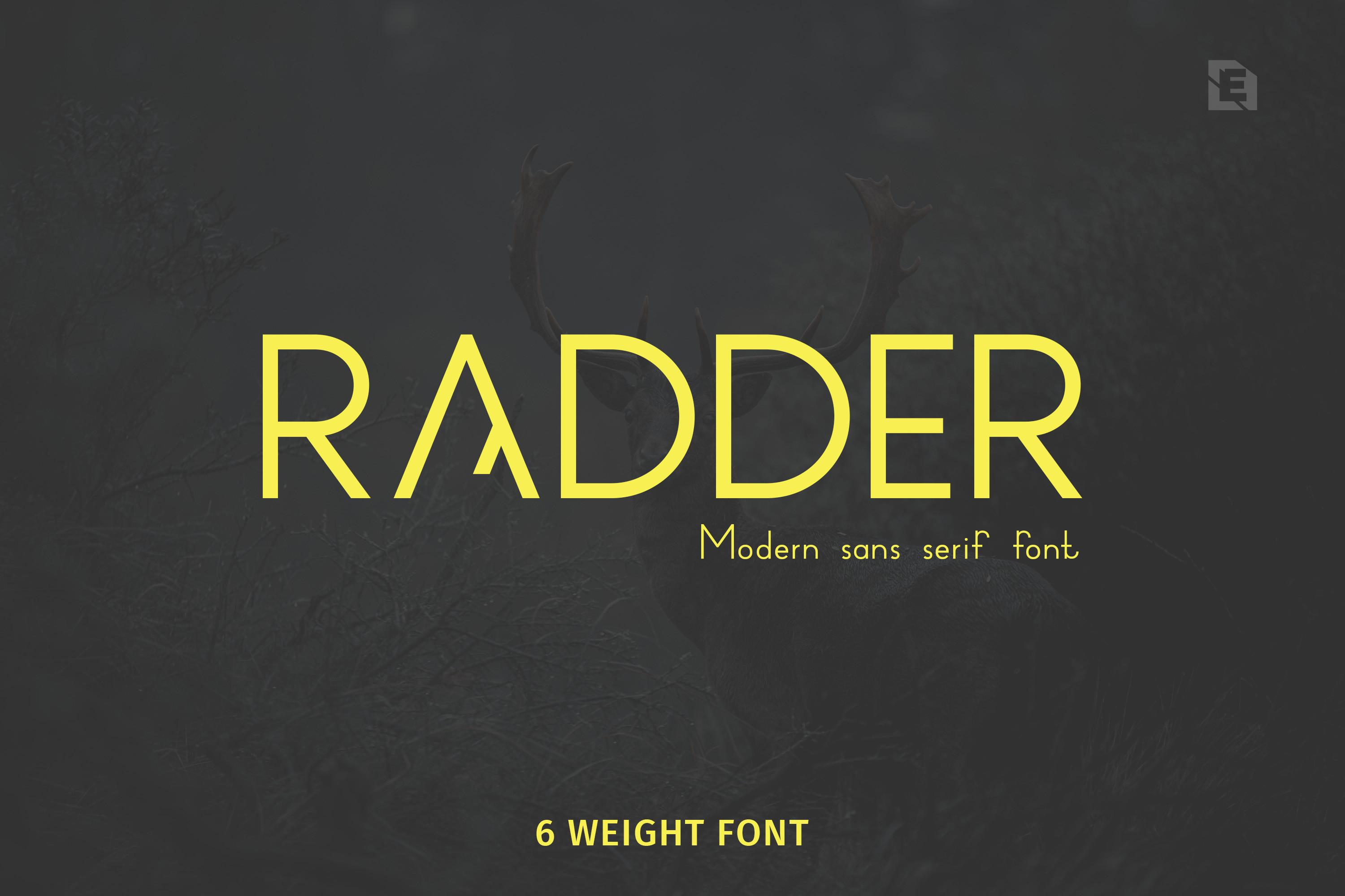 Radder Font