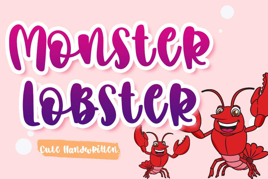 Monster Lobster Font