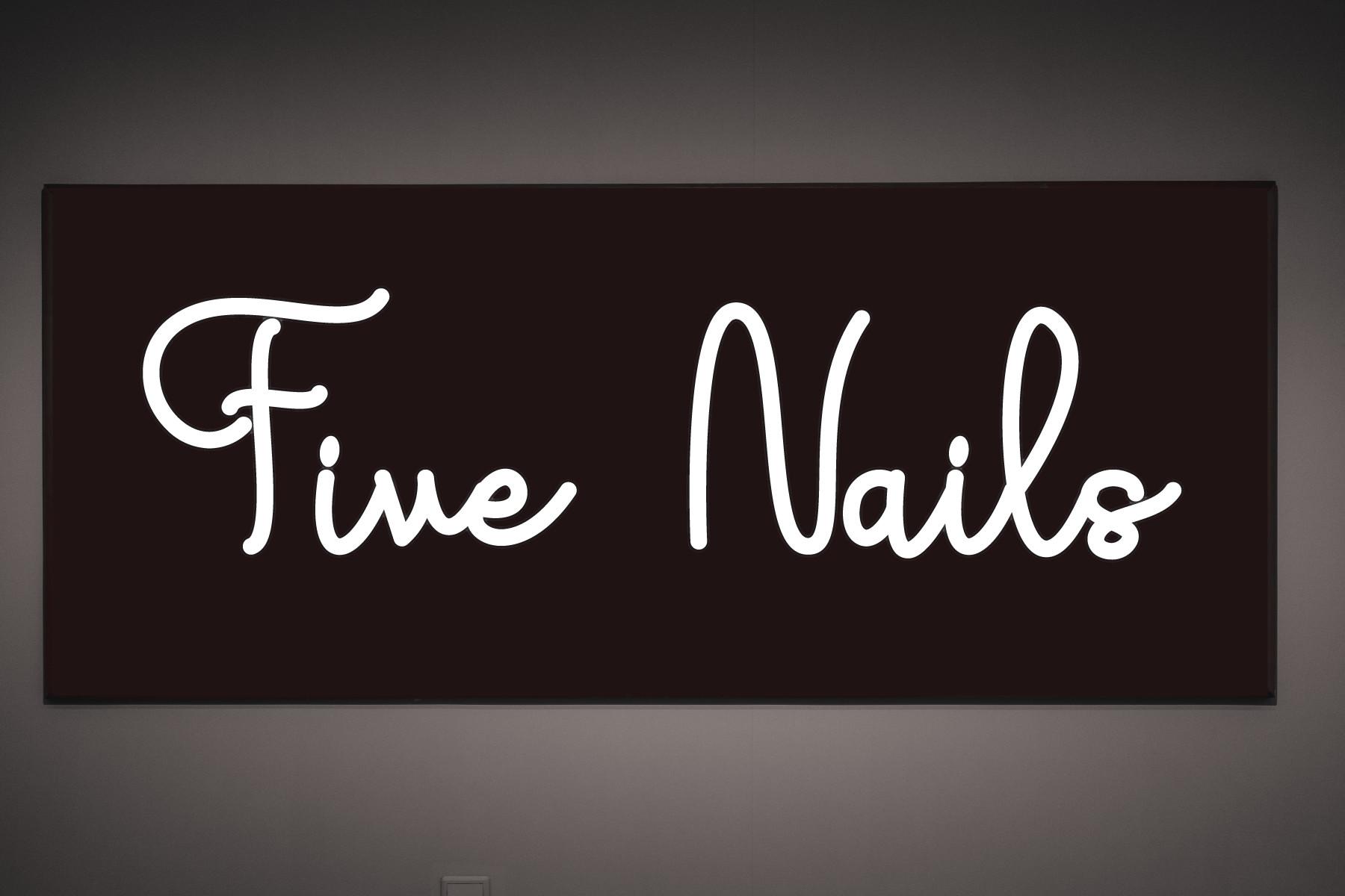 Five Nails Font