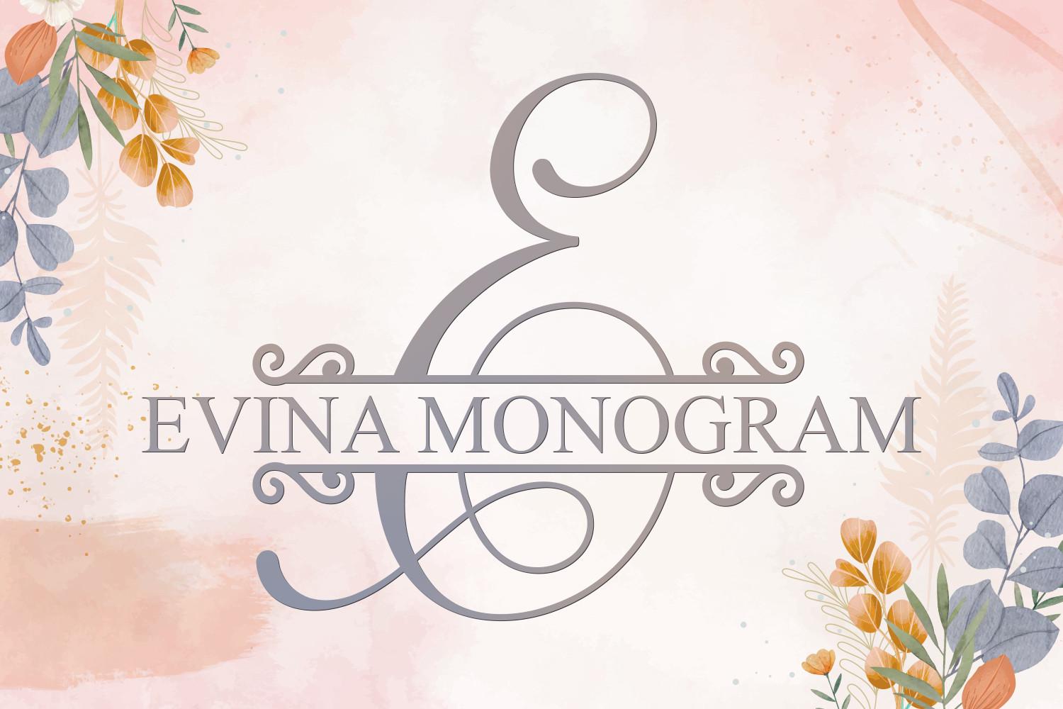Evina Monogram Font
