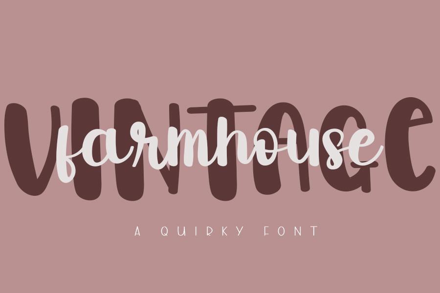 Vintage Farmhouse Font