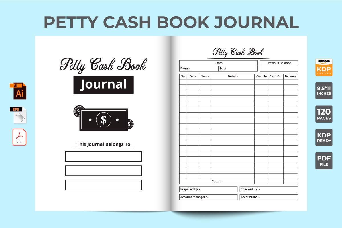 Petty Cash Book KDP Interior Journal