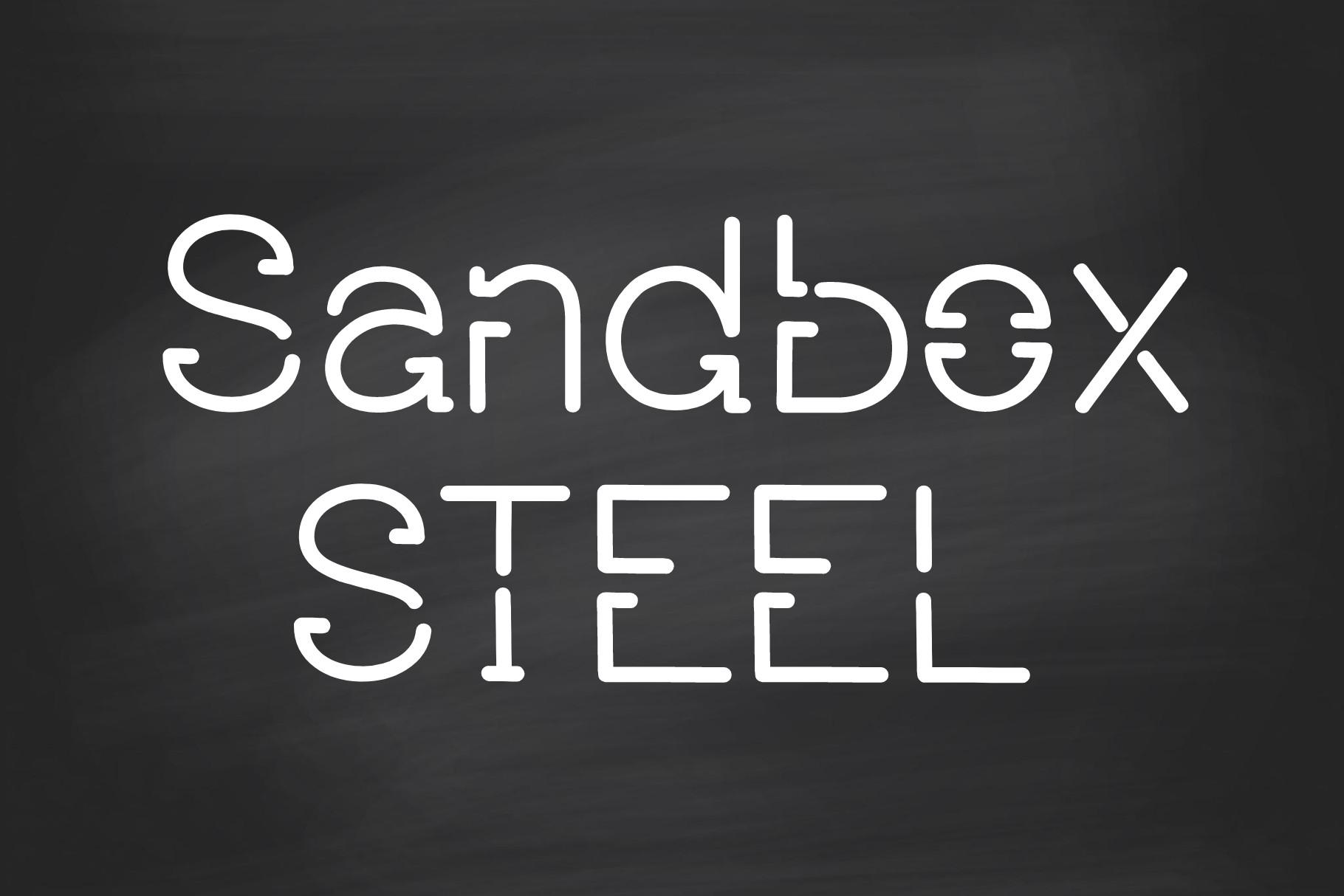 Sandbox Steel Font