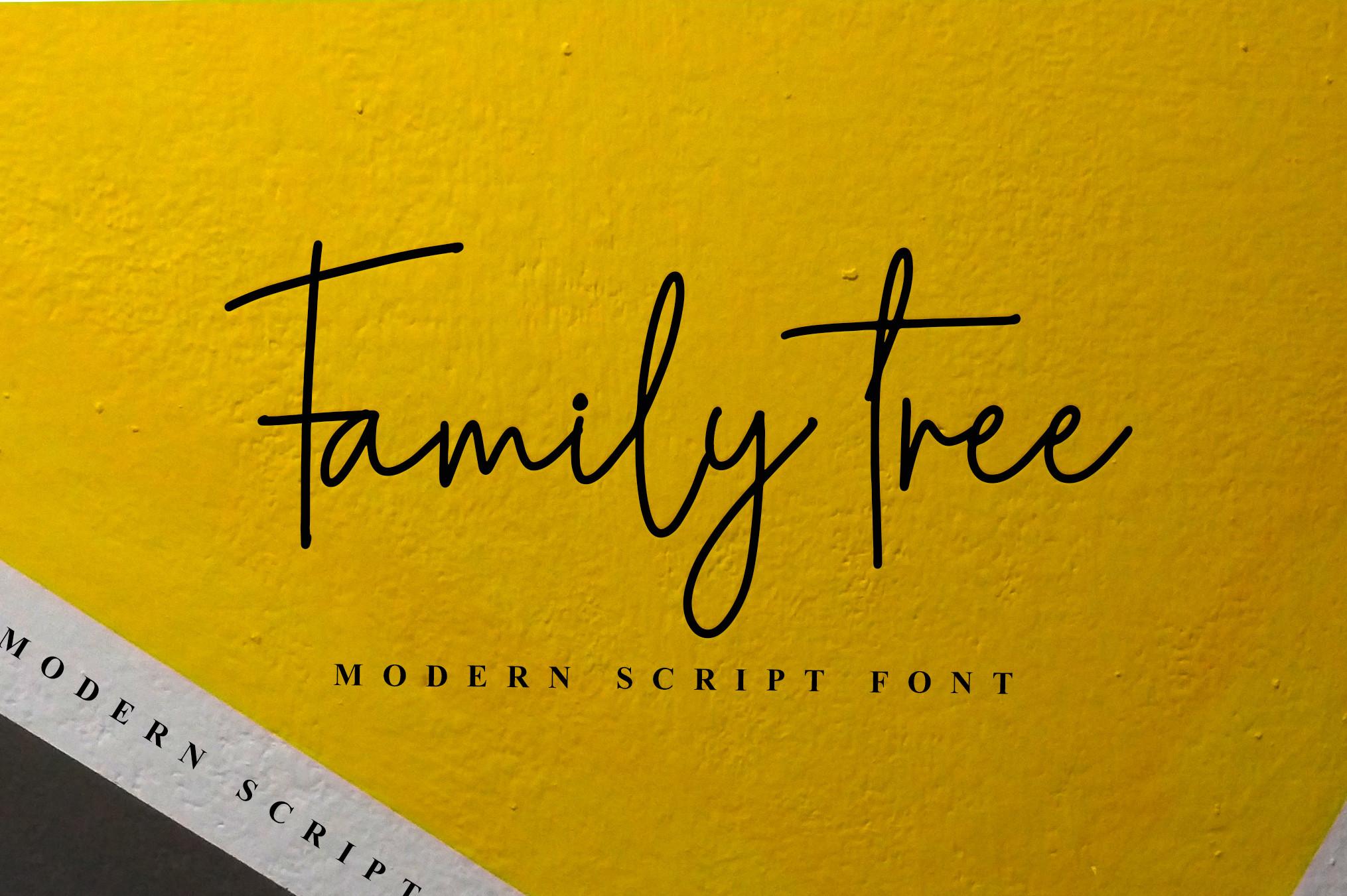 Family Tree Font