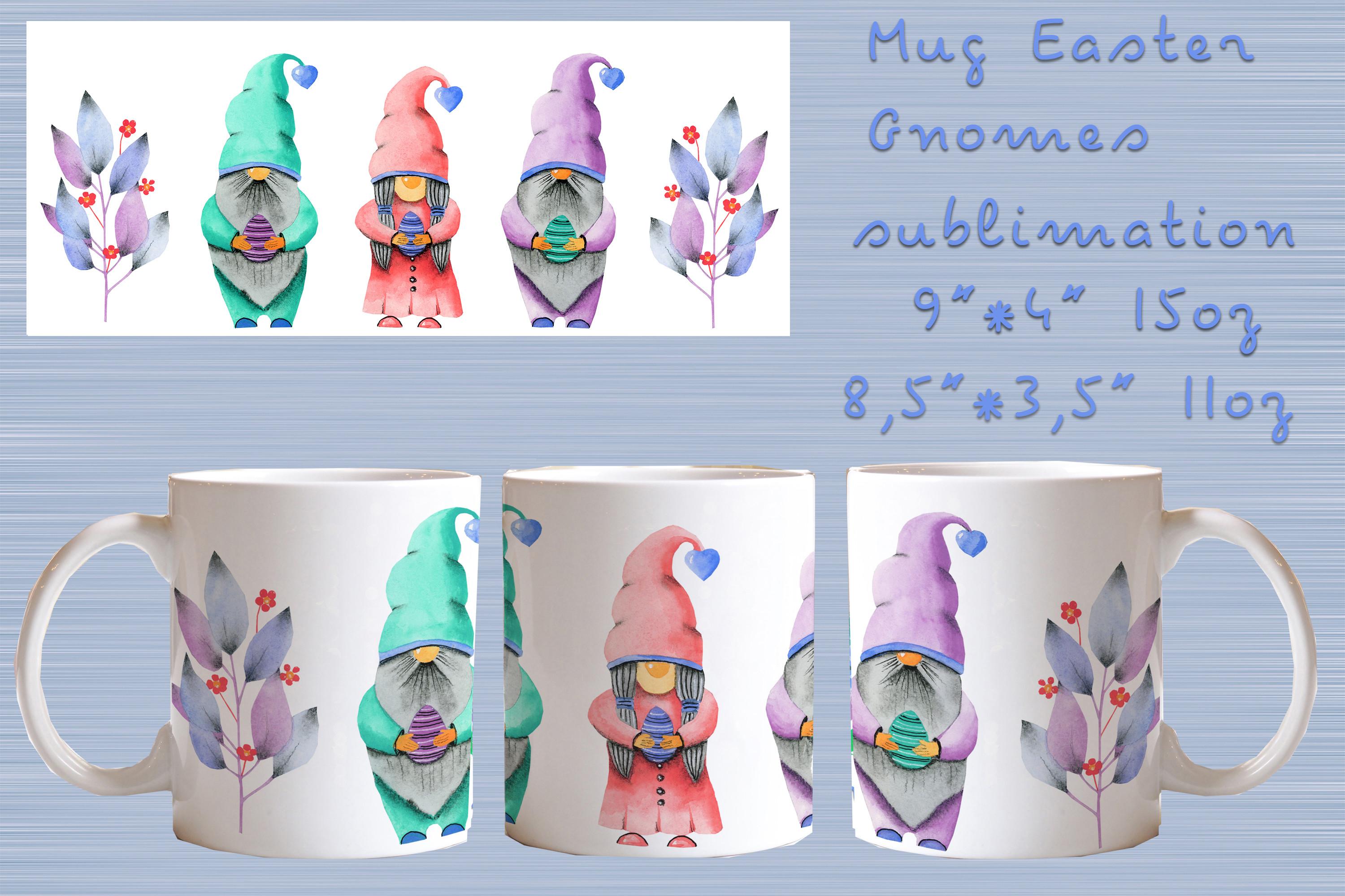 Mug Easter Gnomes Sublimation