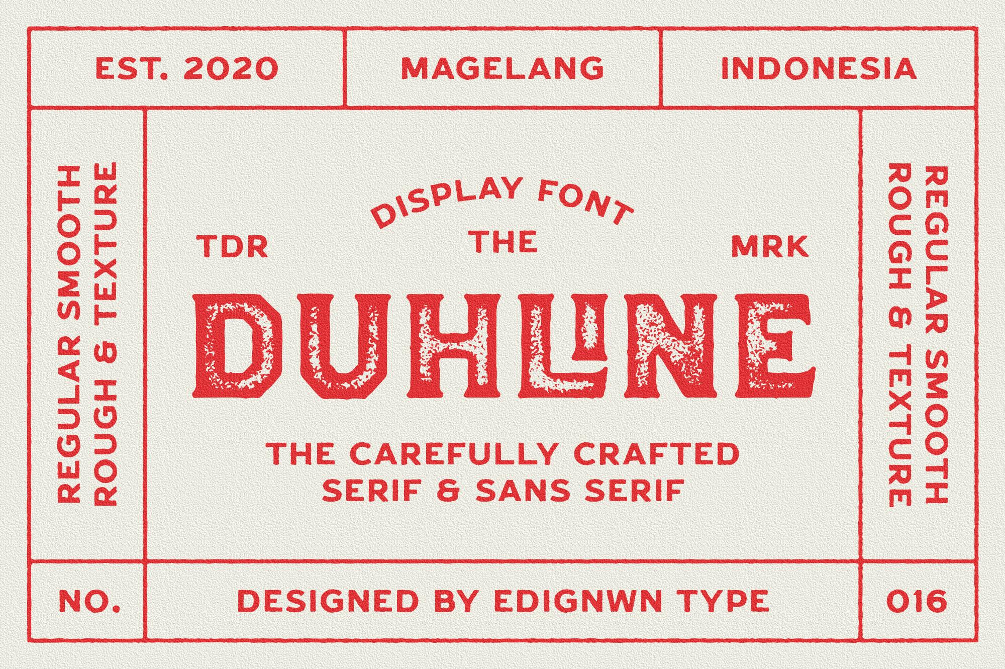 Duhline Font