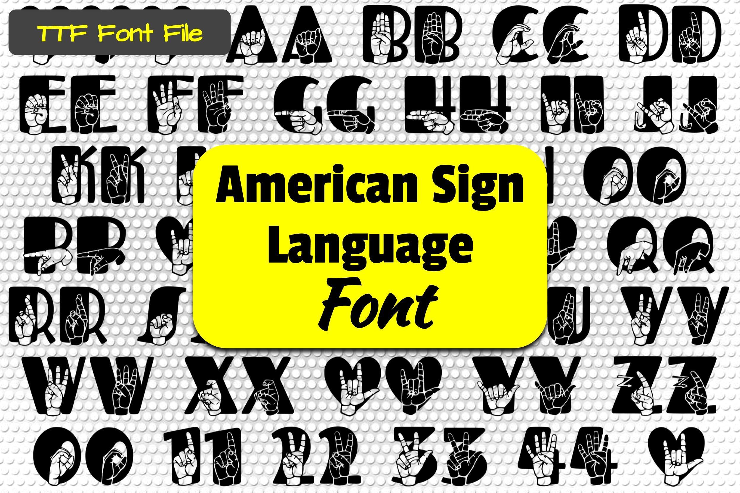 Able Lingo ASL 3 Font