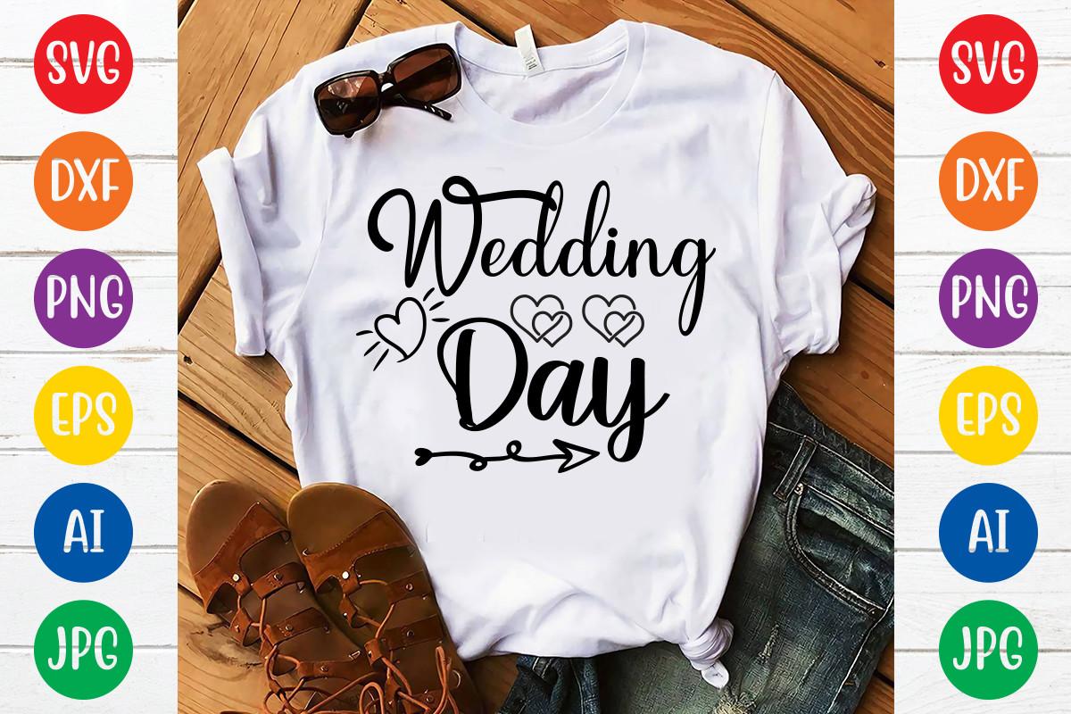 Wedding Day Svg Design