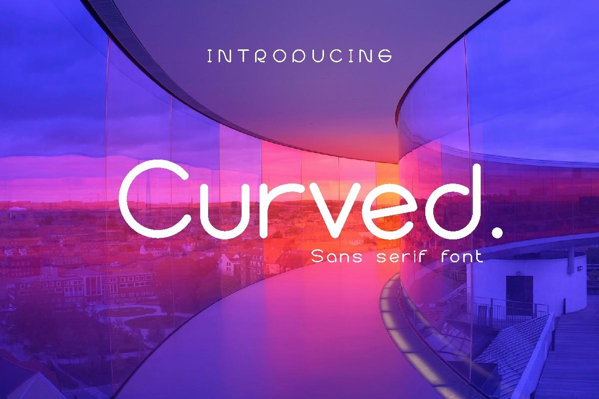 Curved Font