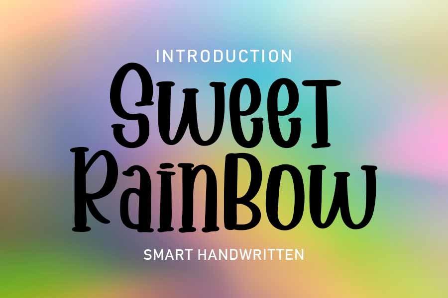 Sweet Rainbow Font
