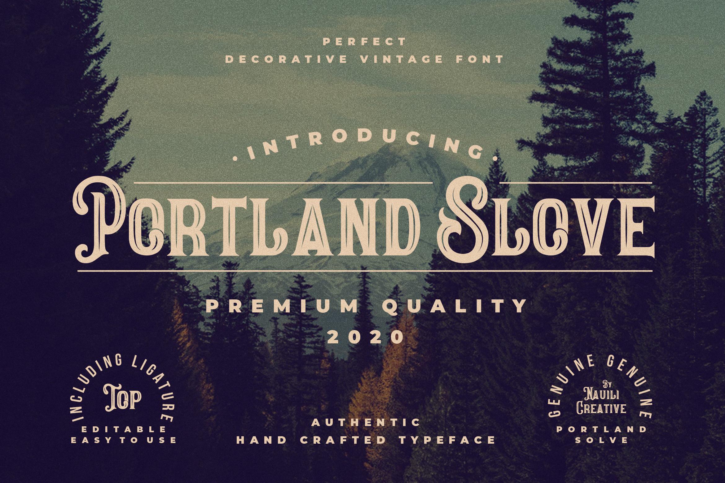 Portland Slove Font