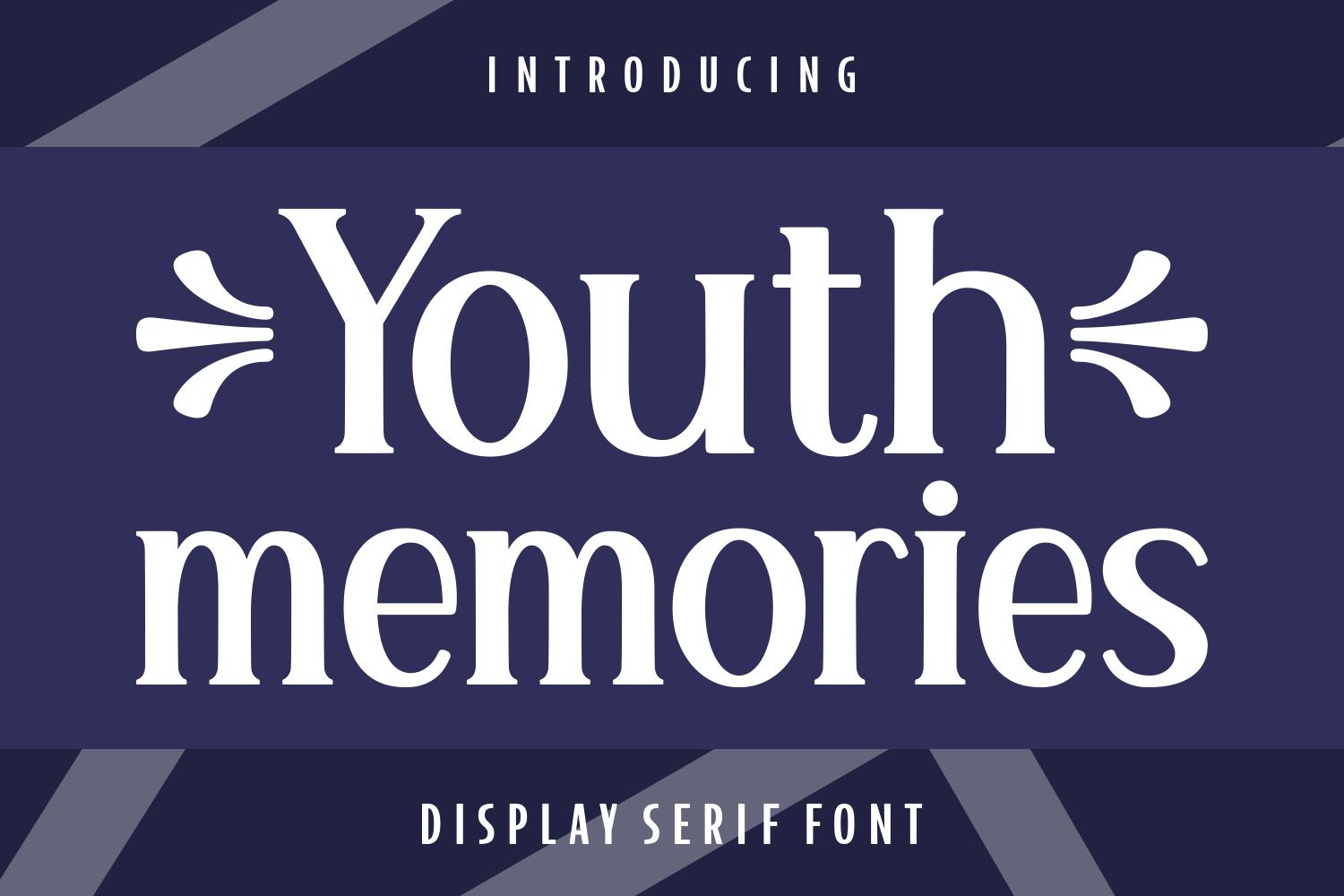 Youth Memories Font