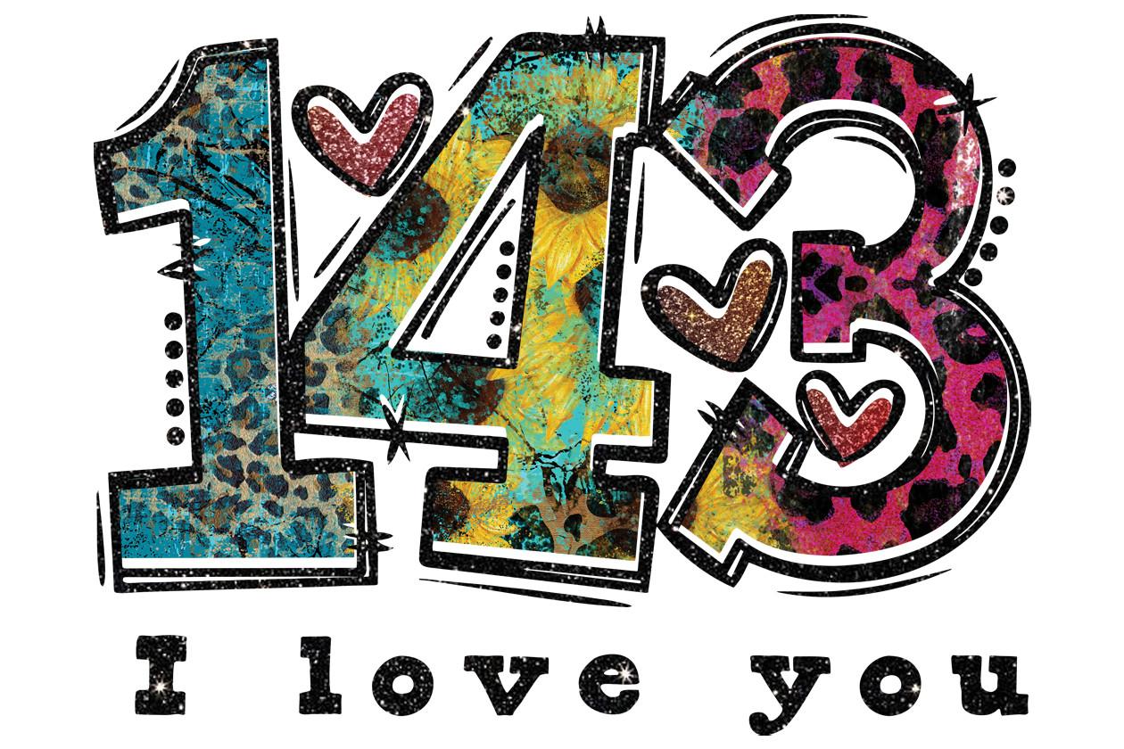143 I Love You Valentine Png Files