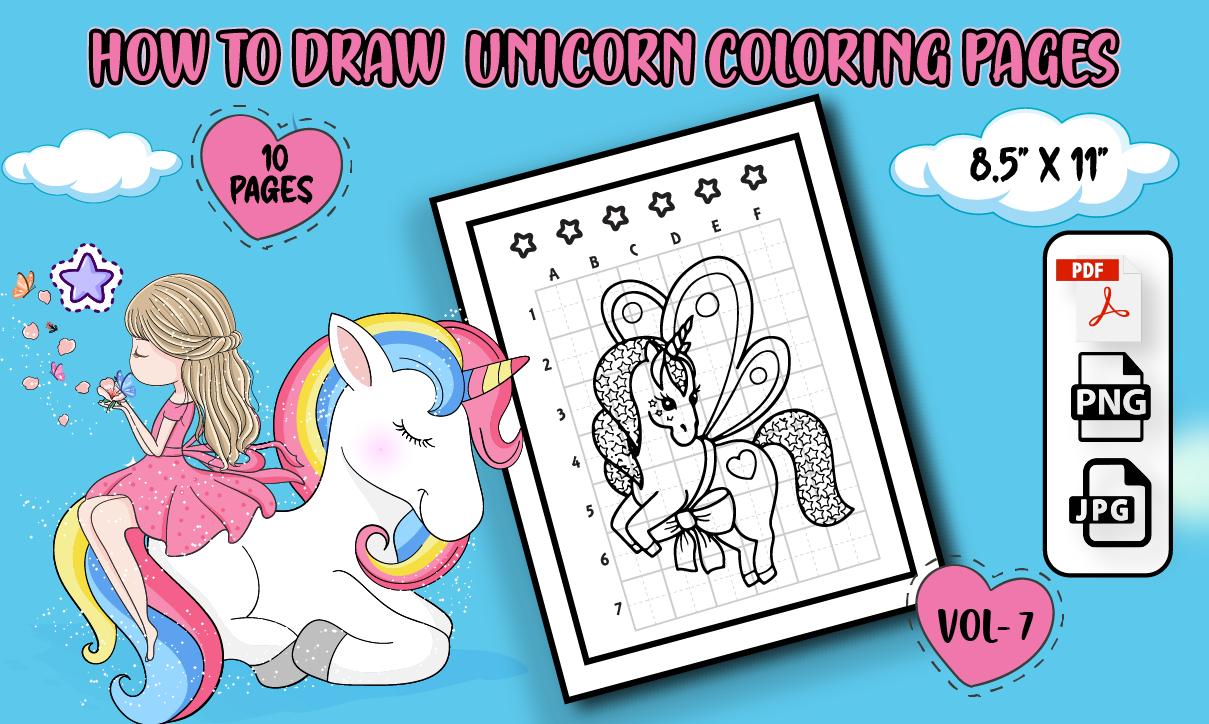 How to Draw Unicorn Pages Vol- 7