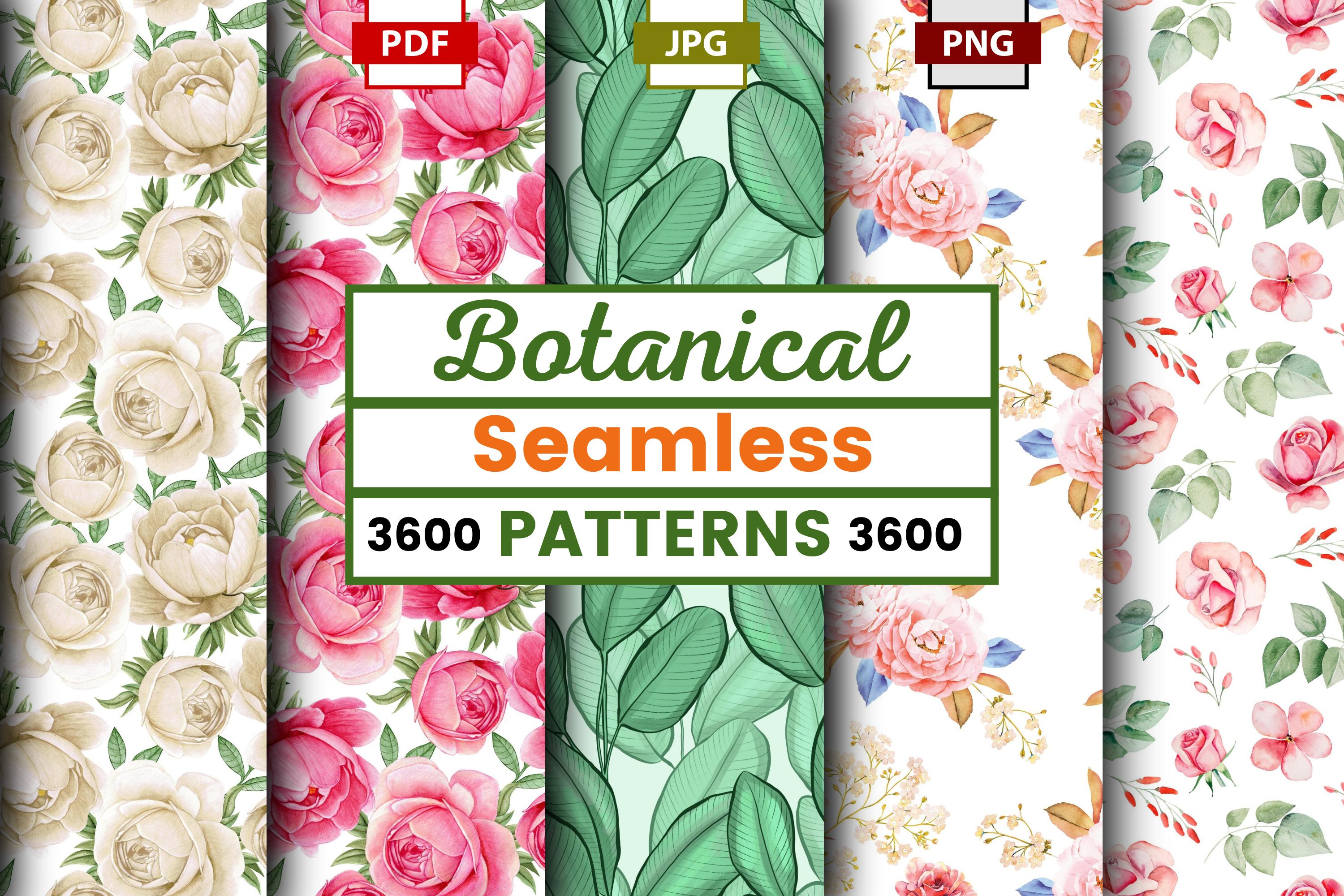 Botanical Seamless Patterns