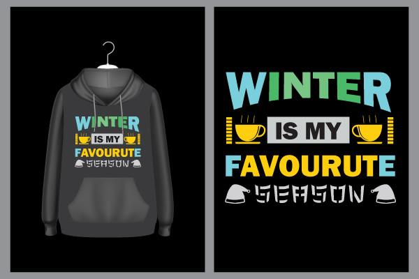 Winter is My Fabourite Season T Shirt