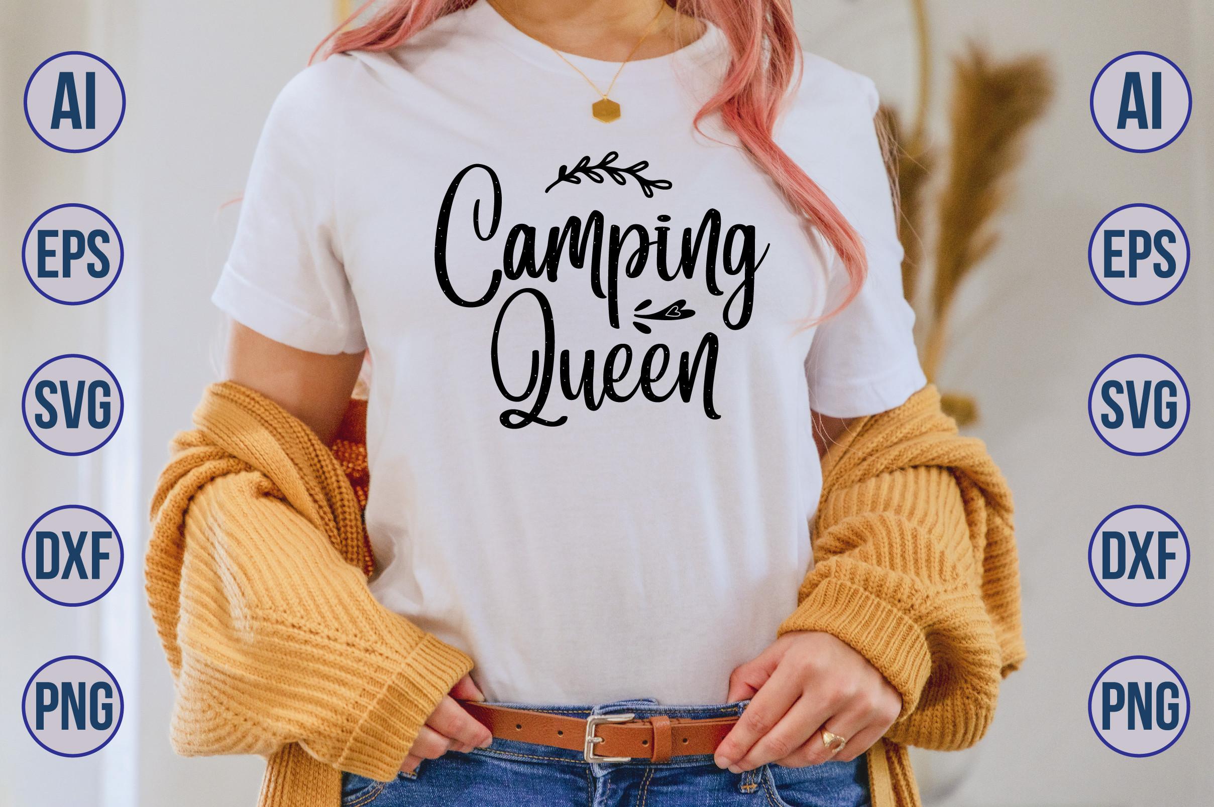 Camping Queen SVG