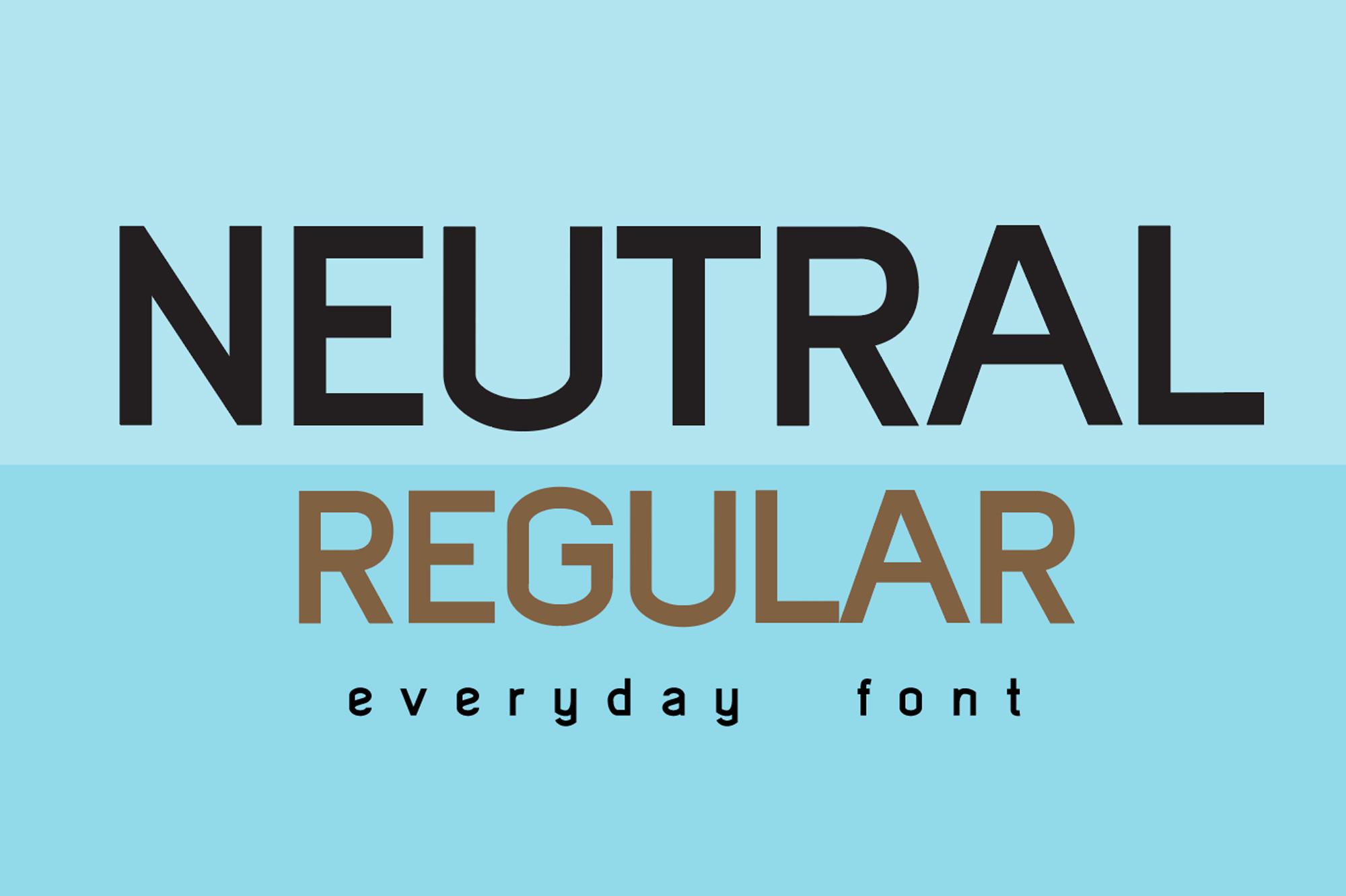 Neutral Font
