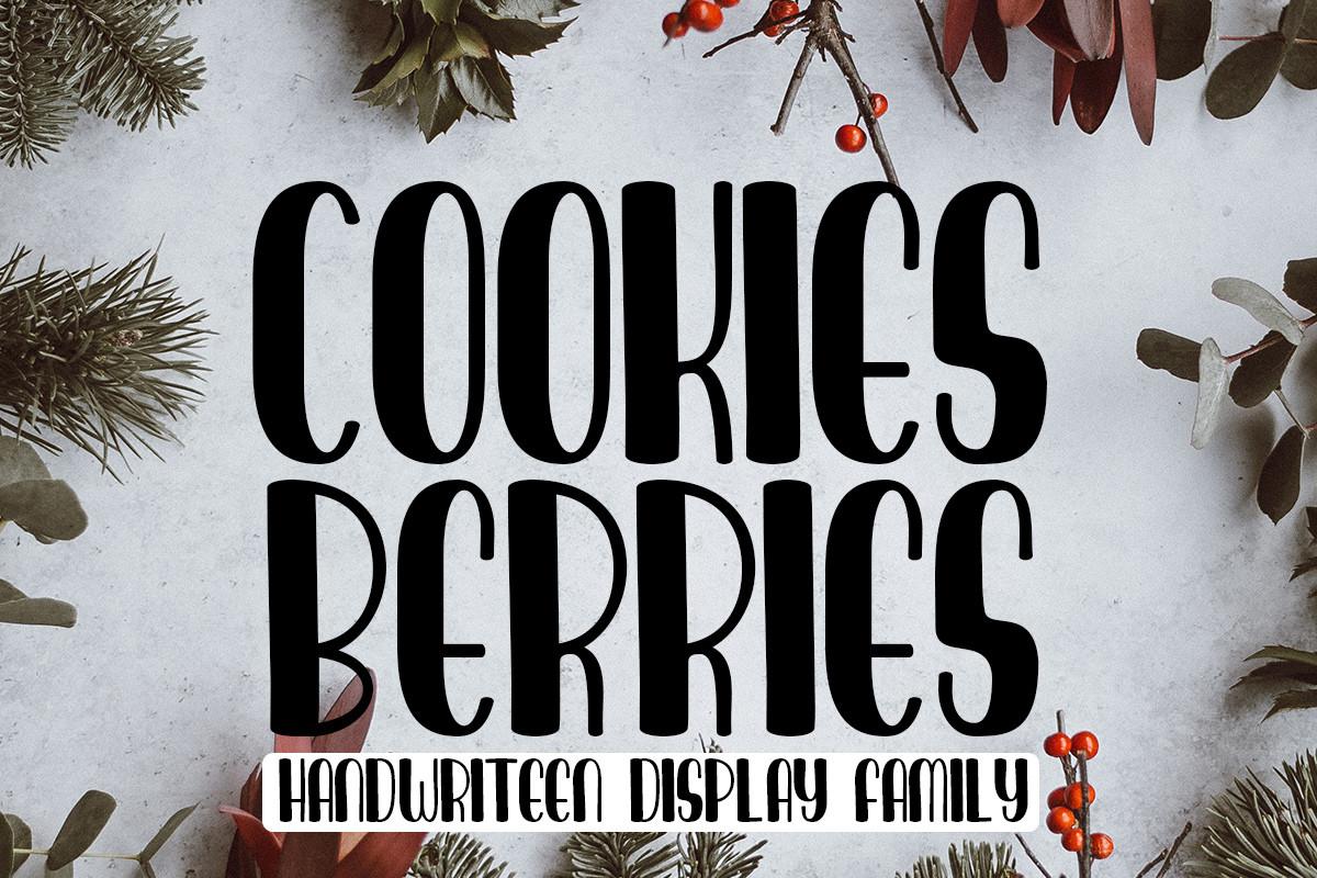 Cookies Berries Font