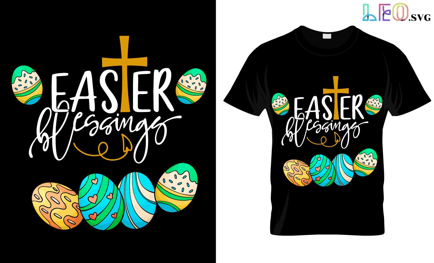 Easter Blessings Svg, Easter's Day Svg