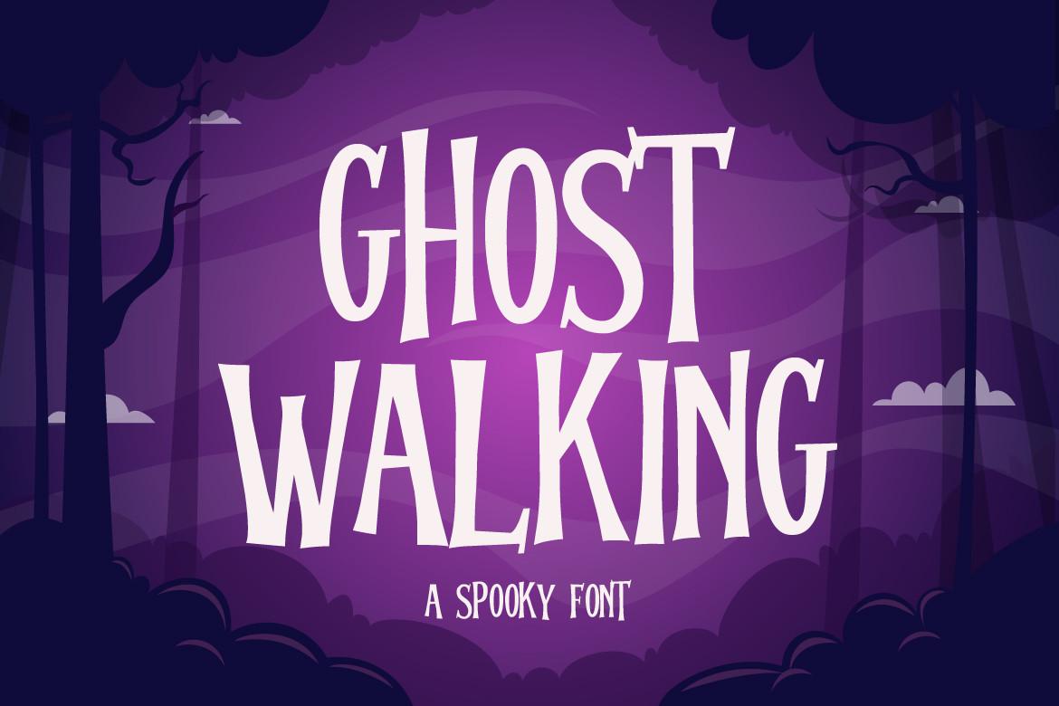 Ghost Walking Font