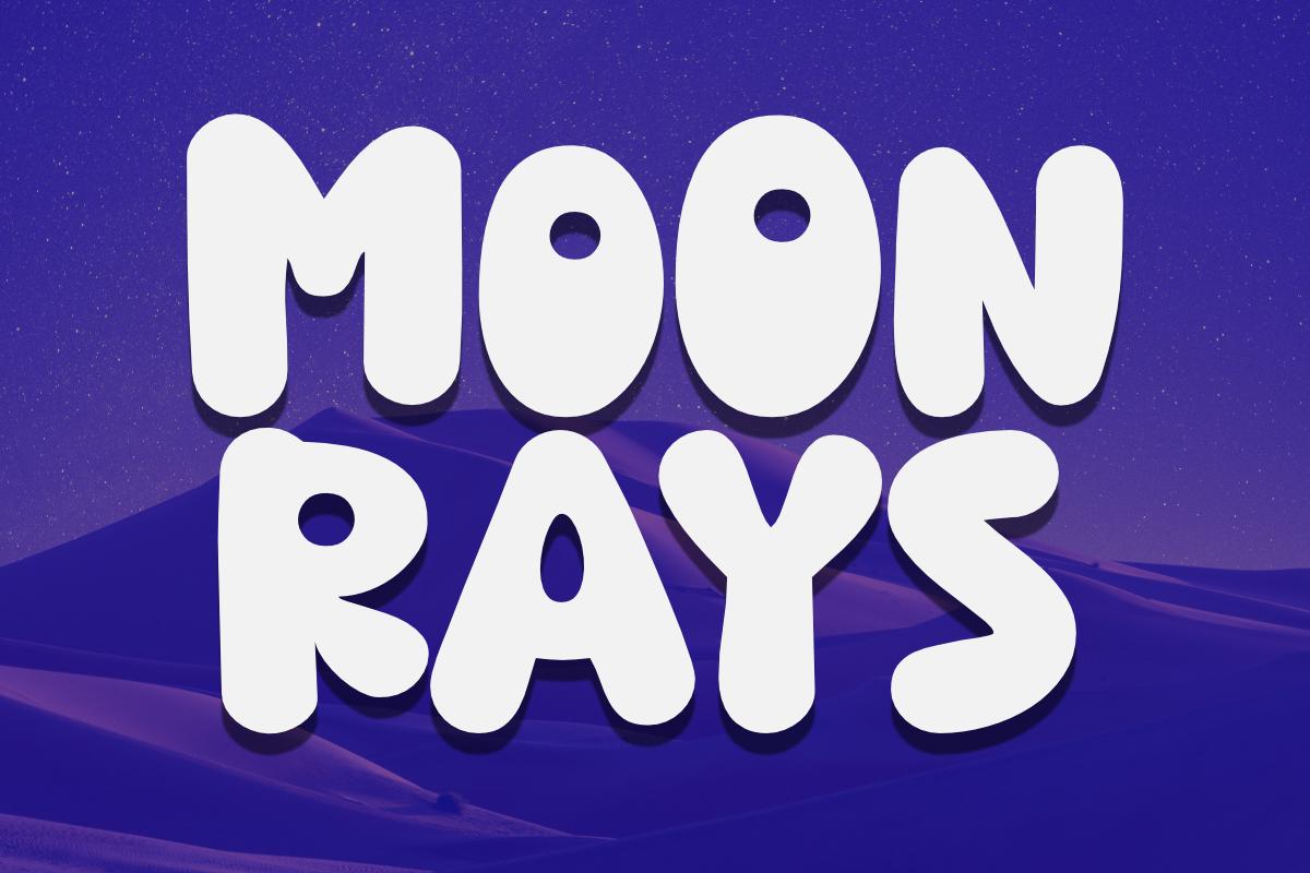 Moon Rays Font