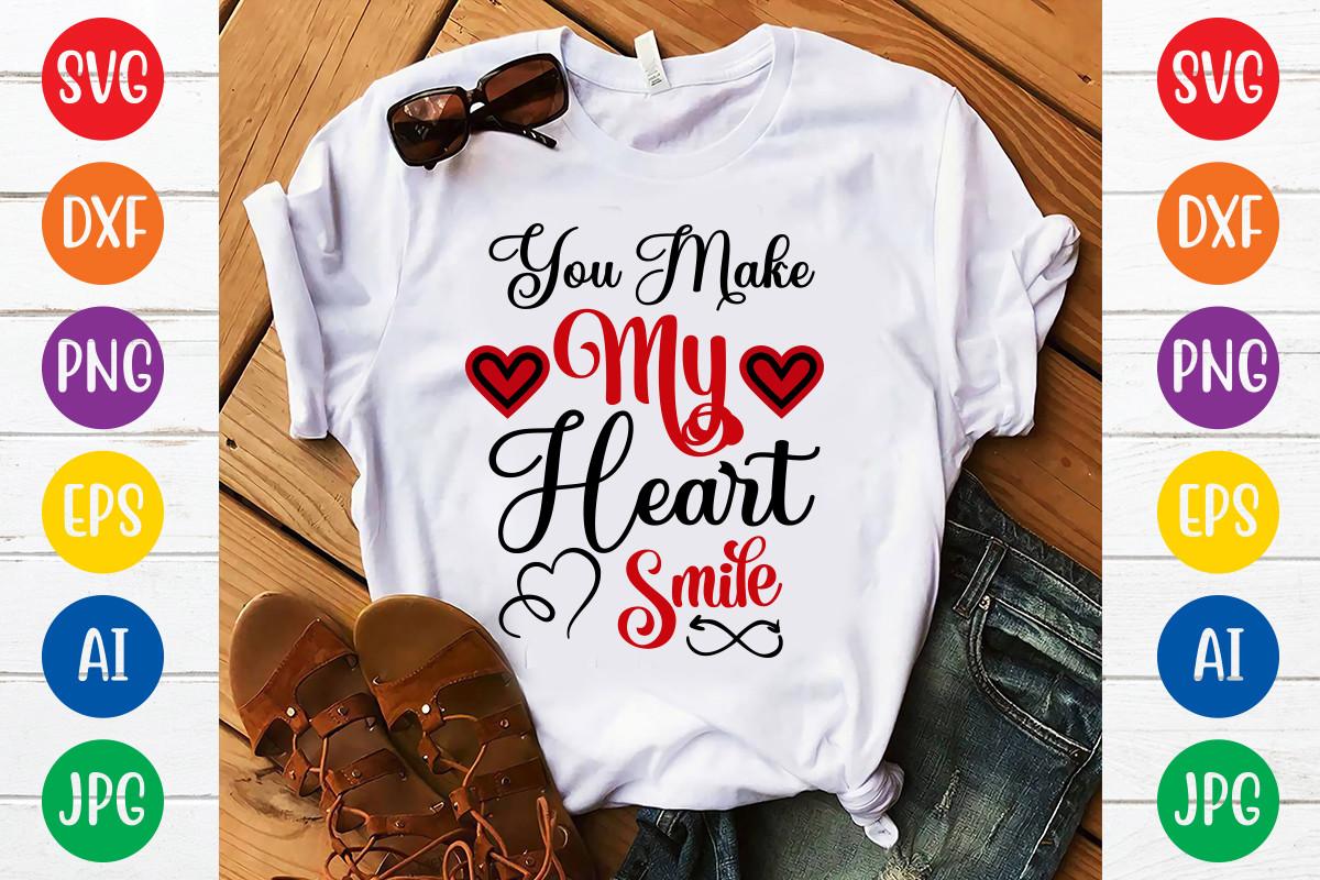 You Make My Heart Smile Svg Design