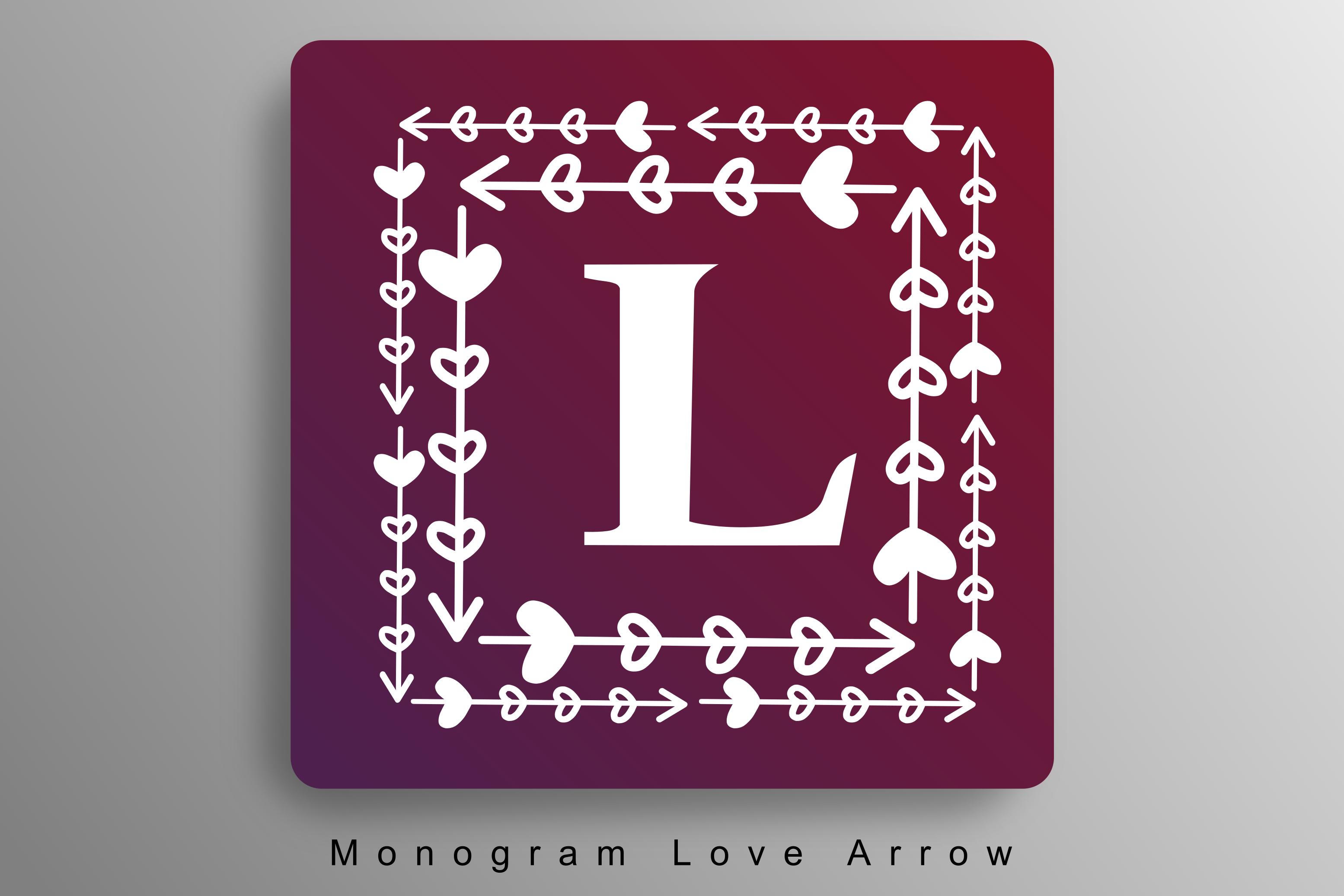 Monogram Love Arrow Font