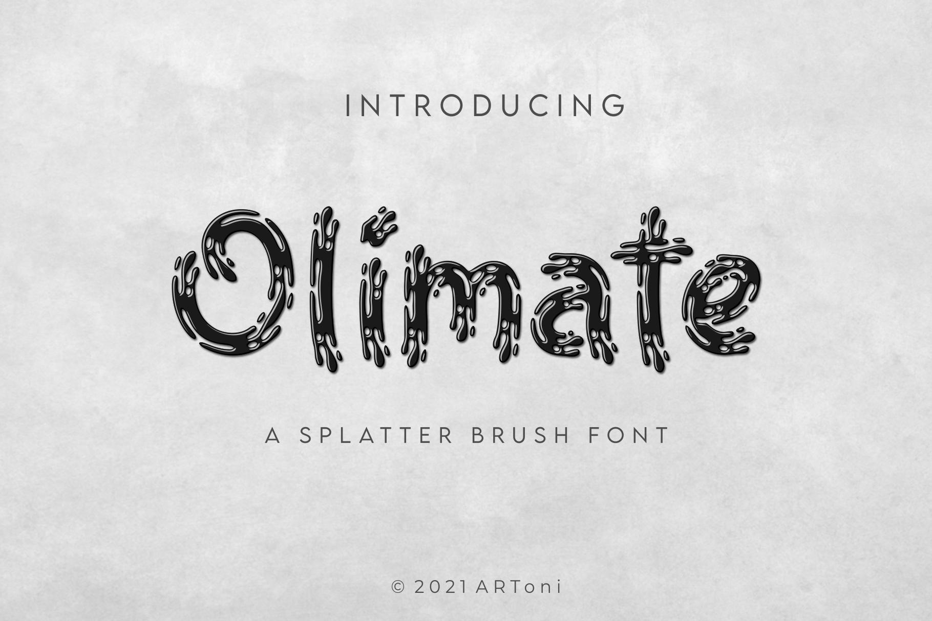 Olimate Font