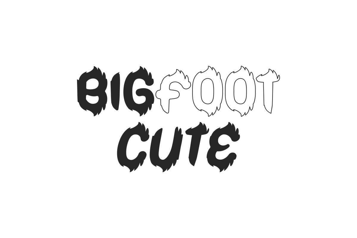 Bigfoot Cute Font