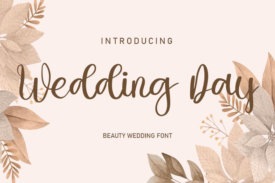 Wedding Day Font