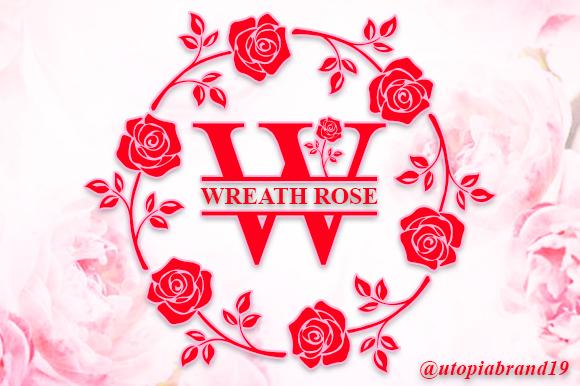 Wreath Rose Monogram Font