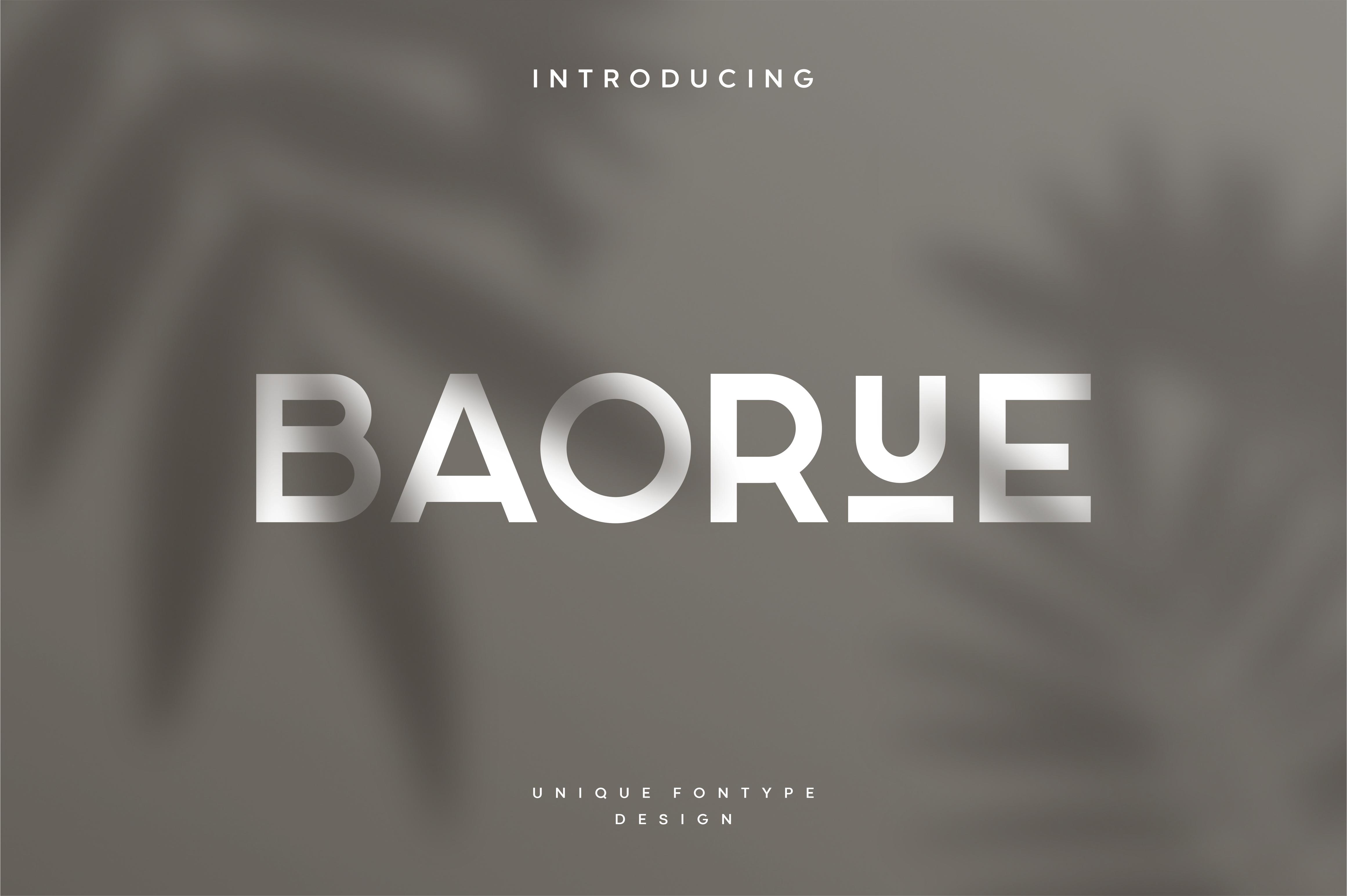 Baorue Font