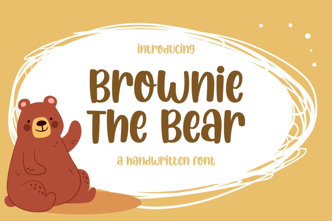 Brownie the Bear Font