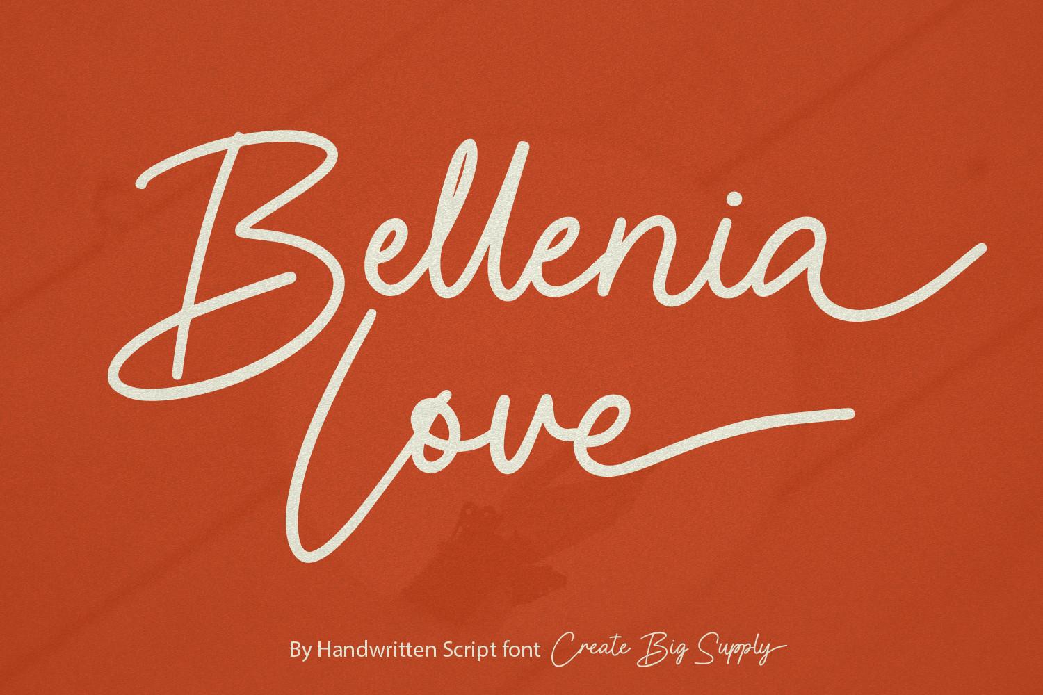 Bellenia Love Font