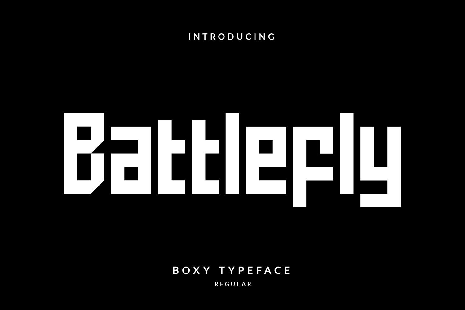 Battlefly Font