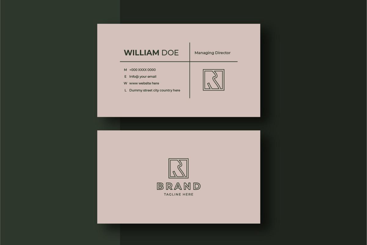 Minimalistic and Clean Business Card