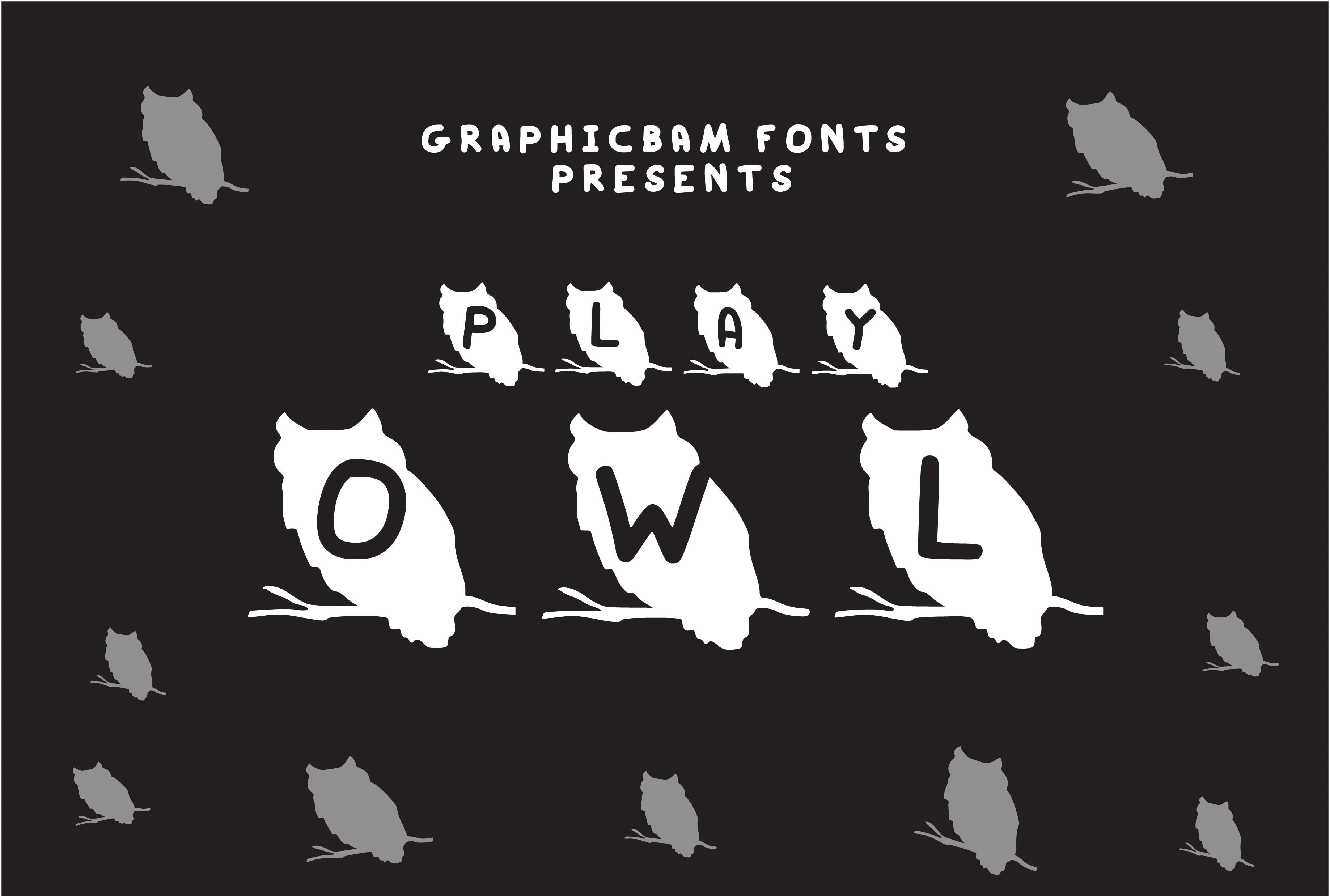 Play Owl Font