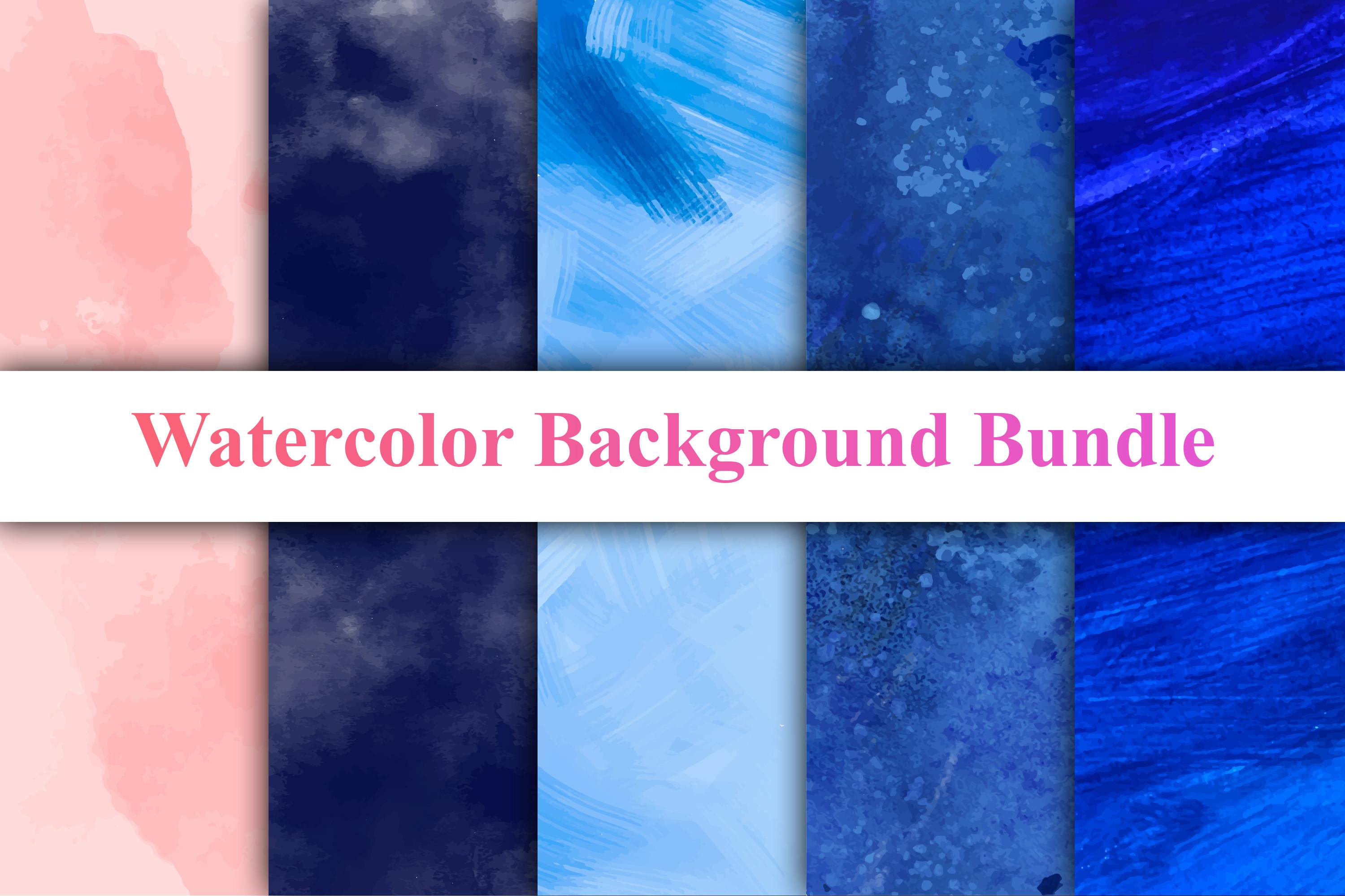 Watercolor Texture Background Bundle