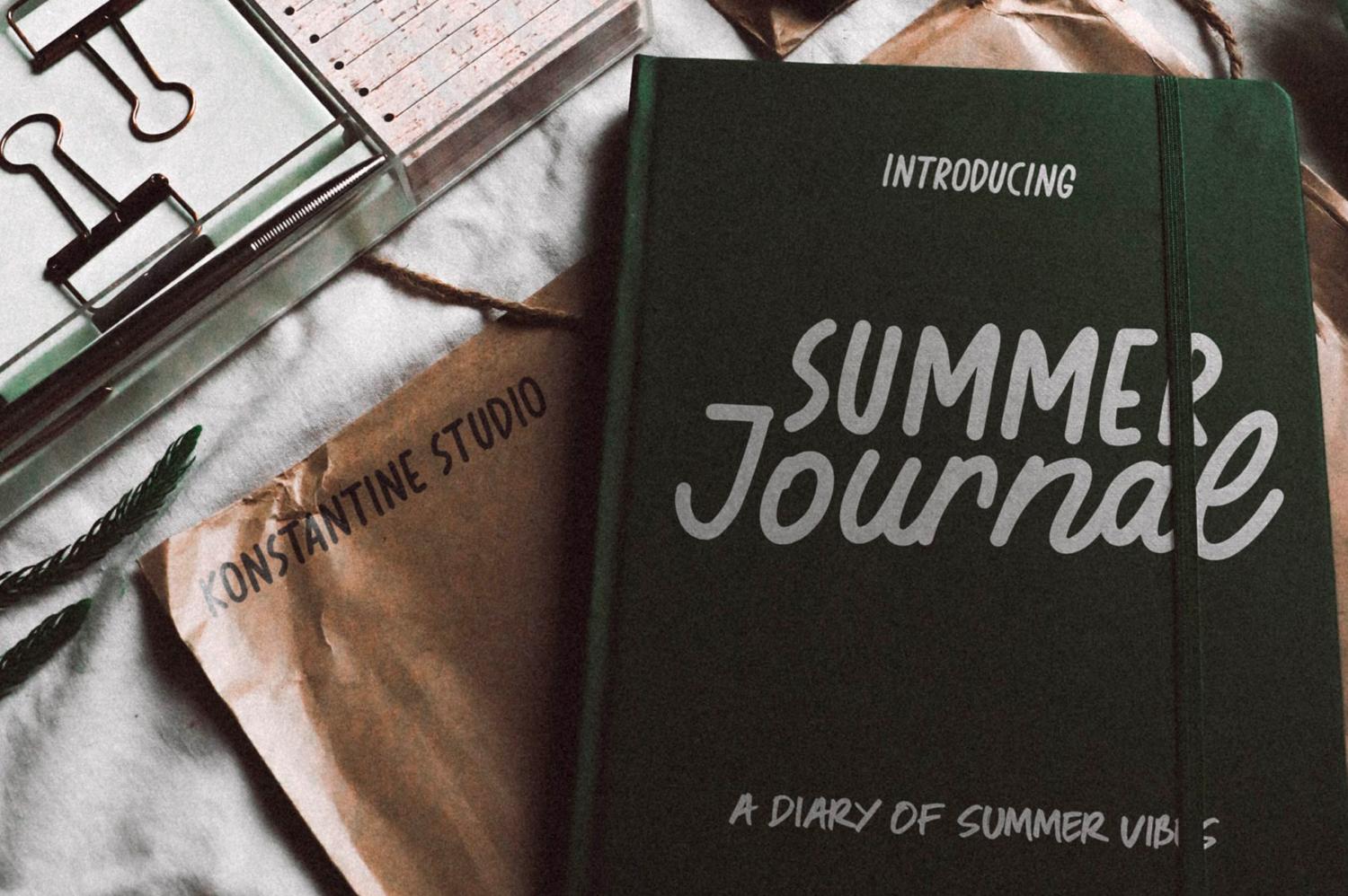 Summer Journal Font